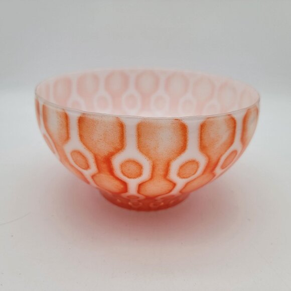 Kosta Boda Other - Kosta Boda Sweden Hand Blown Orange Lolly Bowl by Olle Brozen